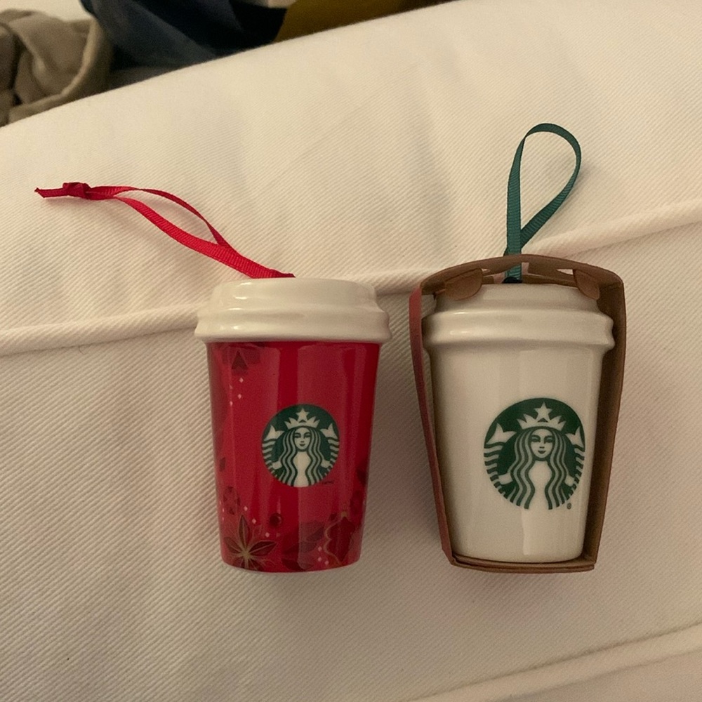 EUC Starbucks ornaments